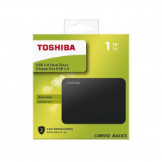 1 TB 2.5 TOSHIBA CANVIO USB3 SİYAH HDTB410EK3AA 
